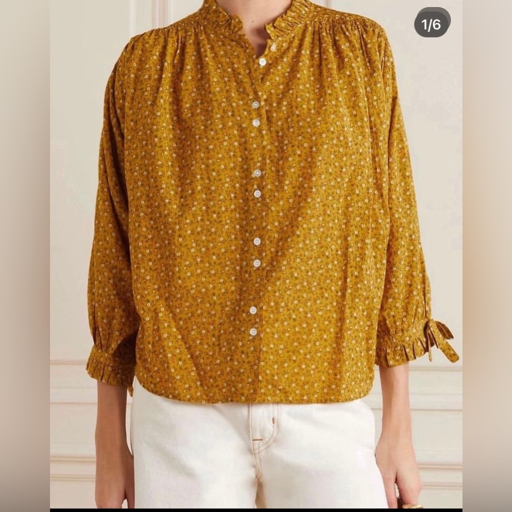 Dôen Rose
COLOR: floral-print cotton-blend blouse
SIZING: XL
CONDITION: nwot